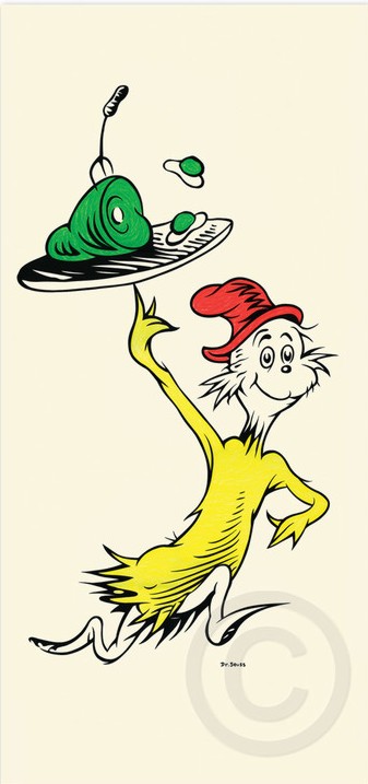 Dr. Seuss - Green Eggs and Ham - 50th Aniversary of The Cat in the Hat - limited edition prints